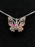 050 - Pearl Cage: Swirly Butterfly - Sterling Silver