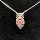 002 - Pearl Cage : Fancy Owl - Sterling Silver