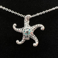 051 - Pearl Cage: Starfish - Sterling Silver