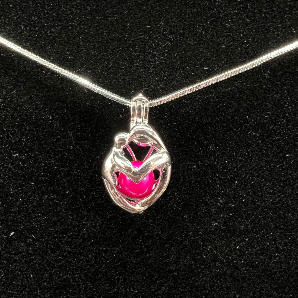 070 - Pearl Cage: Mother and Child - Sterling Silver