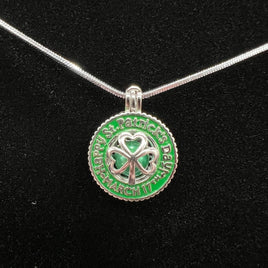 145 - Pearl Cage: Happy St. Patrick's Day - Sterling Silver