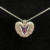097 - Pearl Cage: Horse Heart - Sterling Silver