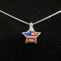 103 - Pearl Cage: Star of America - Sterling Silver