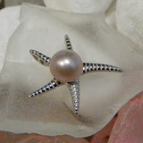 222 - Pendant Mount: Starfish - Sterling Silver