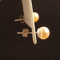 422 - Earring Mount: Studs - Sterling Silver