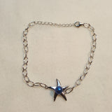505 - Bracelet Mount : Starfish - Sterling Silver