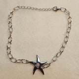 505 - Bracelet Mount : Starfish - Sterling Silver