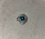 301 - Ring Mount : Caitlin Ring W/CZ - Adjustable - Sterling Silver