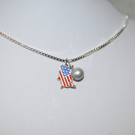 233 - Pendant Mount : USA - Sterling Silver